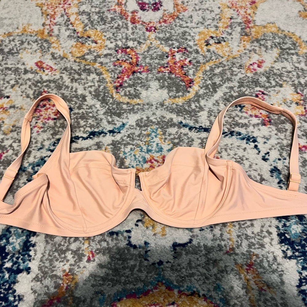 aerie Peach Underwire Bikini Top - Light Peach